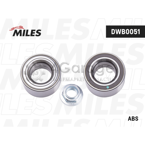 MILES DWB0051 Подшипник ступ.FORD MONDEO III 00-07 пер. ABS