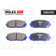 MILES E500358 Колодки тормозные (Смесь CERAMIC) TOYOTA PRIUS 1.8 09 /LEXUS CT 1.8 11 передние (TRW GDB4173) E500358