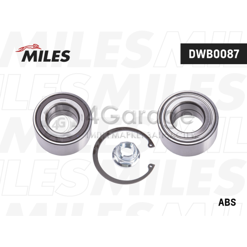 MILES DWB0087 Подшипник ступ.RENAULT FLUENCE/MEGANE III/DUSTER 08- пер. ABS