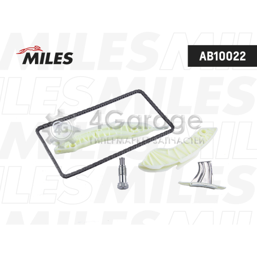 MILES AB10022 Комплект цепи ГРМ CITROEN/PEUGEOT 1.4 16V/1.6 16V 07- без звездочек