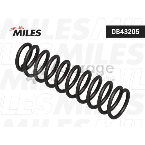 MILES DB43205 Пружина подвески HONDA CR-V задняя усиленная (OBK C4H10112H) DB43205