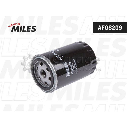 MILES AFOS209 Фильтр масляный VAG A4 1.9TDI/A6 1.9TDI/PASSAT (FILTRON OP525/4) AFOS209