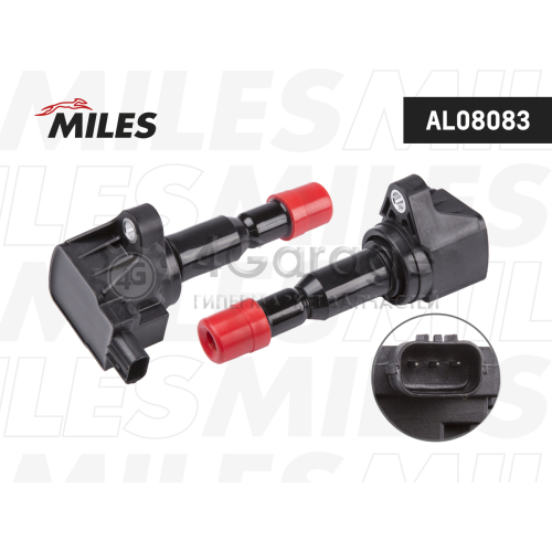 MILES AL08083 Катушка зажигания HONDA JAZZ -08