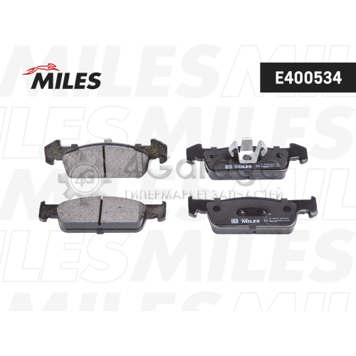 MILES E400534 Колодки тормозные RENAULT LOGAN II/SANDERO II 8V 14- пер. E400534