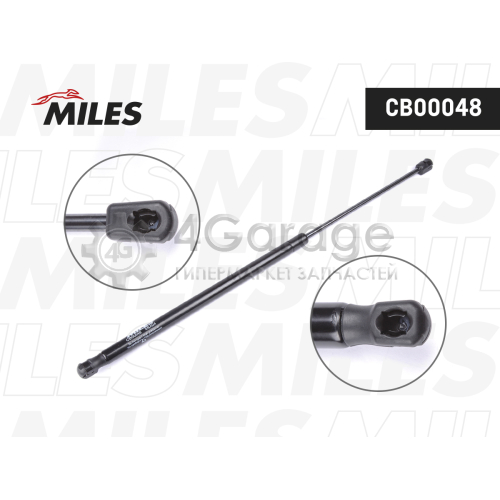 MILES CB00048 Упор газовый крышки багажника FOCUS III Hatchback 11 - FORD 1701829 CB00048