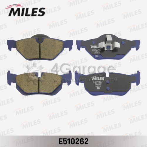 MILES E510262 Колодки тормозные (Смесь CERAMIC) BMW E81/E87/E90/E91/E84 X1 задние (TRW GDB1626) E510262