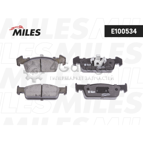 MILES E100534 Колодки тормозные RENAULT LOGAN II/SANDERO II 8V 14- пер. E100534