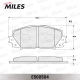 MILES E500504 Колодки тормозные (Смесь CERAMIC) TOYOTA YARIS 06 (Япония) без АБС передние (TRW GDB3459) E500504