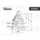 MILES GD00021 Пыльник ШРУСа TOYOTA/MITSUBISHI/HONDA/MAZDA/NISSAN GD00021