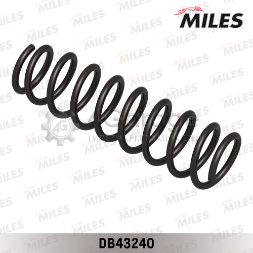 MILES DB43240 Пружина подвески MITSUBISHI LANCER X задняя DB43240