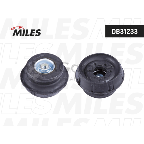 MILES DB31233 Опора амортизатора NISSAN/RENAULT пер.(опора+подшипник+пластина с гайкой)