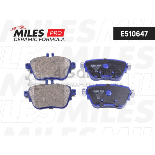 MILES E510647 Колодки тормозные задние (Смесь CERAMIC) MERCEDES W213 16- (TRW GDB2155) E510647