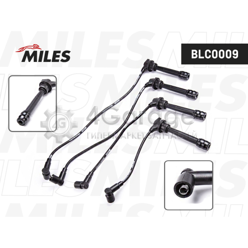 MILES BLC0009 Высоковольтные провода зажигания HYUNDAI ACCENT/GETZ/MATRIX/VERNA 1.5/1.6 DOHC BLC0009