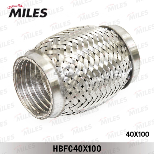 MILES HBFC40X100 Труба гофрированная с внутренним металлорукавом 40X100 HBFC40X100