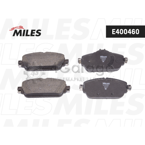 MILES E400460 Колодки тормозные MERCEDES W205 14- передние L 144мм. LowMetallic