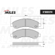 MILES E100574 Комплект тормозных колодок, дисковый тормоз