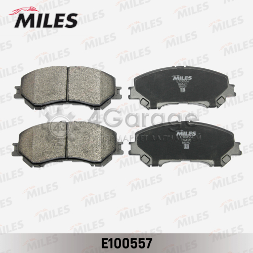 MILES E100557 Колодки тормозные (смесь Semi Metallic) NISSAN X TRAIL(32) 14 передние (TRW GDB3648) E100557