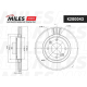 MILES K200043 Диск тормозной CITROEN C3/C4/C5 03>/BERLINGO 96>/PEUGEOT 206/307/PARTNER пер.