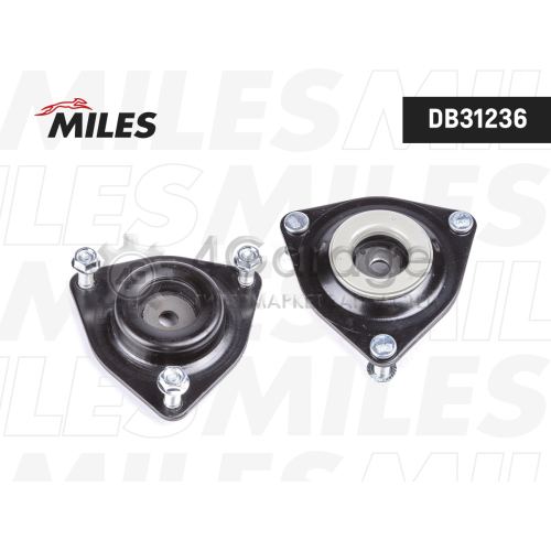 MILES DB31236 Опора амортизатора CITROEN C-CROSSER/PEUGEOT 4007/MITSUBISHI OUTLANDER (с подшипником) DB31236