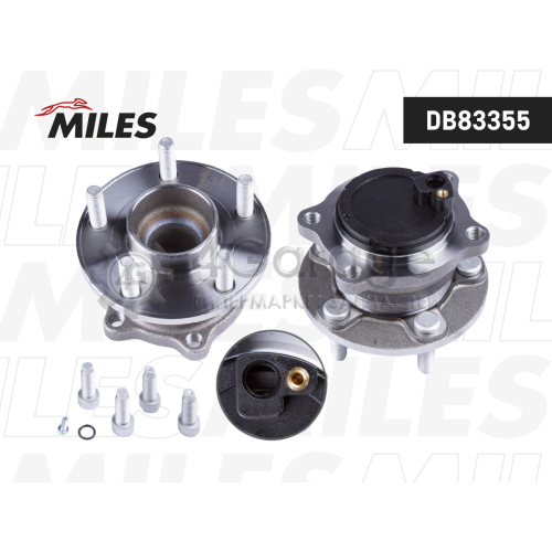 MILES DB83355 Ступица с подшипником FORD FOCUS III 11- задняя