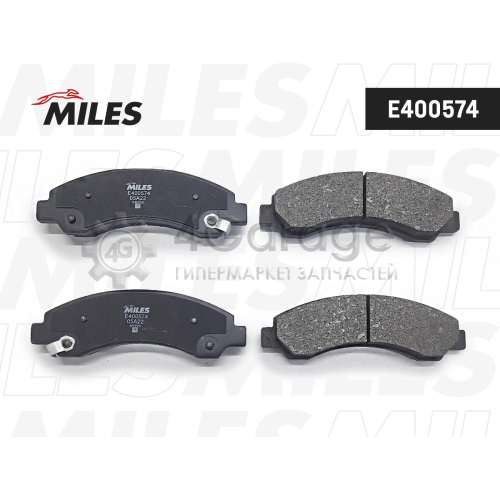 MILES E400574 Колодки тормозные GREAT WALL DEER/SAFE/SAFE SUV/CHEVROLET BLAZER 94- передние E400574