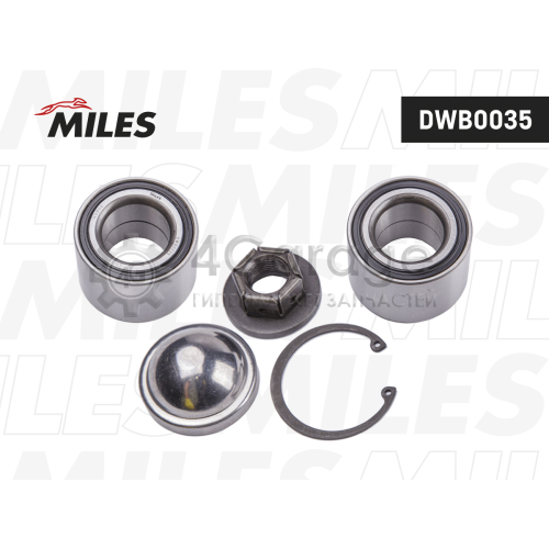 MILES DWB0035 Подшипник ступ.FORD FOCUS/FIESTA/FUSION/MAZDA 2 98- зад. -ABS