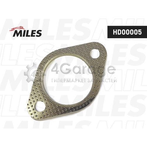 MILES HD00005 Прокладка глушителя Chevrolet LANOS/AVEO/EPICA