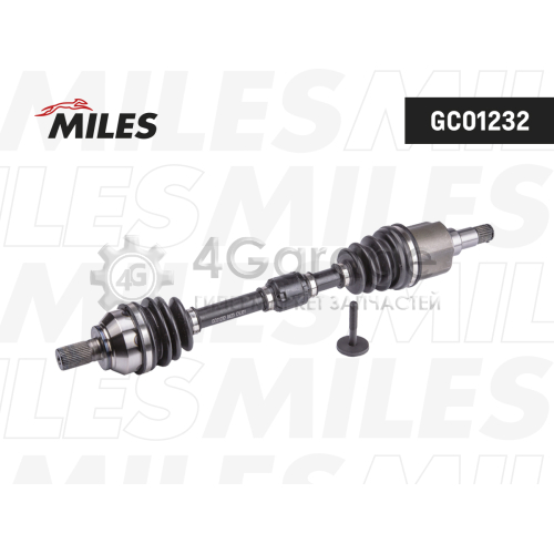 MILES GC01232 Привод в сборе FORD FOCUS II 1.8 04- лев.