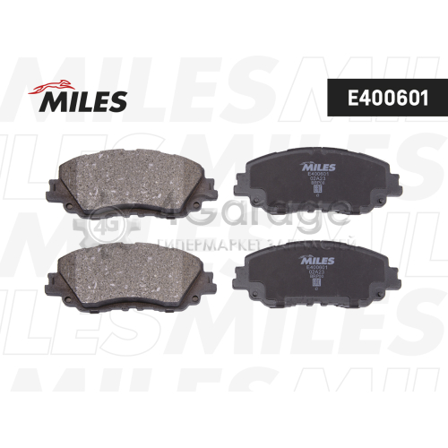 MILES E400601 Колодки тормозные TOYOTA CAMRY 18- передние E400601