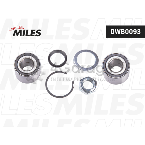 MILES DWB0093 Подшипник ступ.CITROEN SAXO/XSARA/PEUGEOT 106/206/306 93-05 зад.