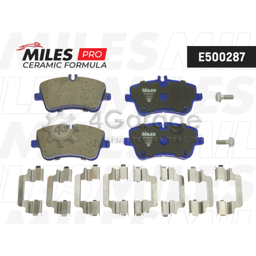 MILES E500287 Колодки тормозные MERCEDES W203/209 00 передние