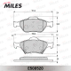 MILES E500520 Колодки тормозные (смесь CERAMIC) TOYOTA YARIS 1.0 1.4 06 передние (TRW GDB3457) E500520