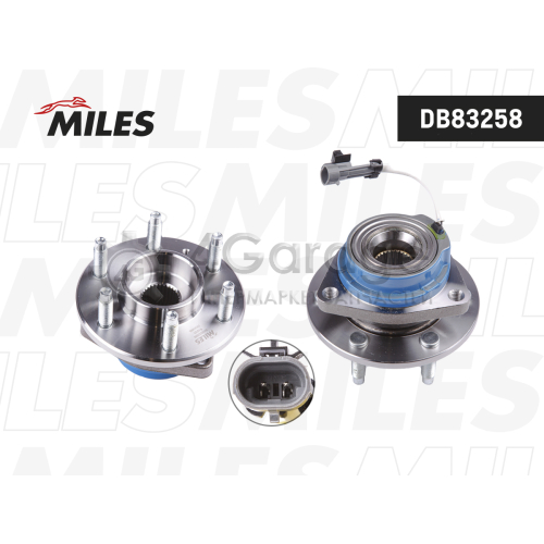 MILES DB83258 Ступица с подшипником CADILLAC CTS II/SRX/STS 04-12 пер.