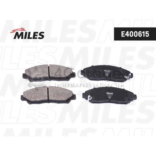 MILES E400615 Колодки тормозные HONDA PILOT 08-/ACURA MDX 06- передние LowMetallic