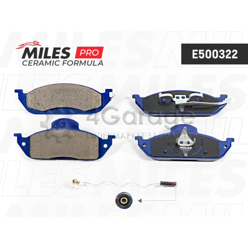 MILES E500322 Колодки тормозные MERCEDES W163 ML230-ML430 передние Ceramic