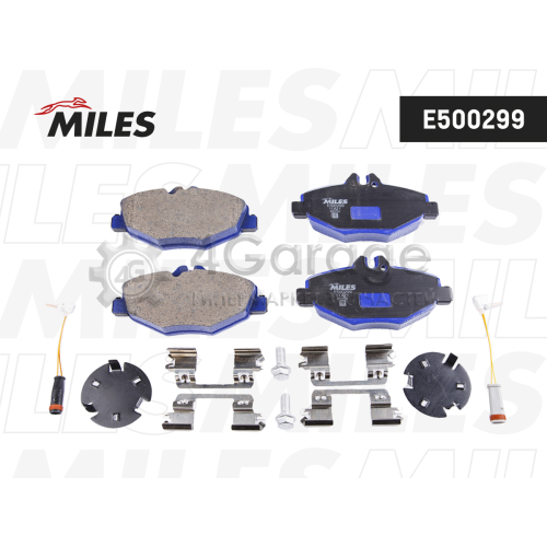 MILES E500299 Колодки тормозные (Смесь CERAMIC) MERCEDES W211 02 передние