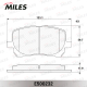 MILES E500232 Колодки тормозные передние (Смесь CERAMIC)