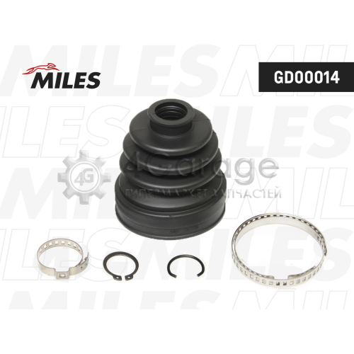 MILES GD00014 Пыльник ШРУСа NISSAN QASHQAI I/X TRAIL T31 2.0 07 внутр. пер. GD00014