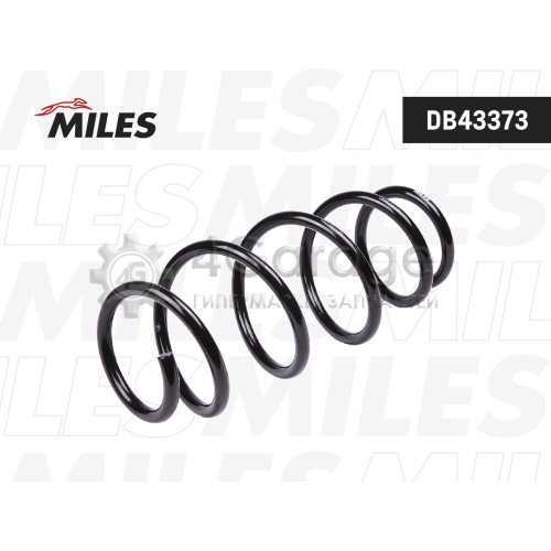 MILES DB43373 Пружина подвески SKODA OCTAVIA 07-/ GOLF V/VI 07-/ JETTA 05- передняя