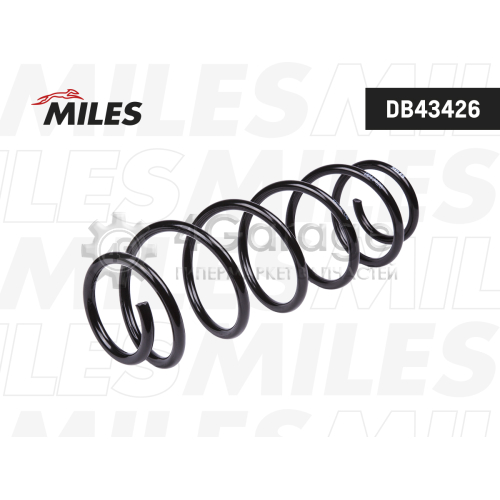 MILES DB43426 Пружина подвески RENAULT LAGUNA 07- задняя