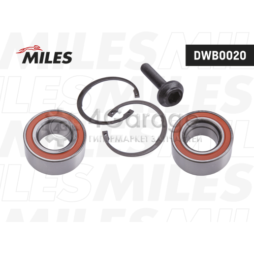 MILES DWB0020 Подшипник ступ.AUDI 100/80/A4/A6/A8/VW PASSAT/SKODA SUPERB 83-05 пер.