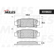 MILES E510622 Колодки тормозные TOYOTA CHASER/CRESTA/MARK II /CROWN/AVALON задние Ceramic