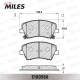 MILES E100568 Колодки тормозные (смесь Semi Metallic) HYUNDAI ELANTRA 17 передние E100568