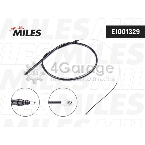 MILES EI001329 Тросик, cтояночный тормоз