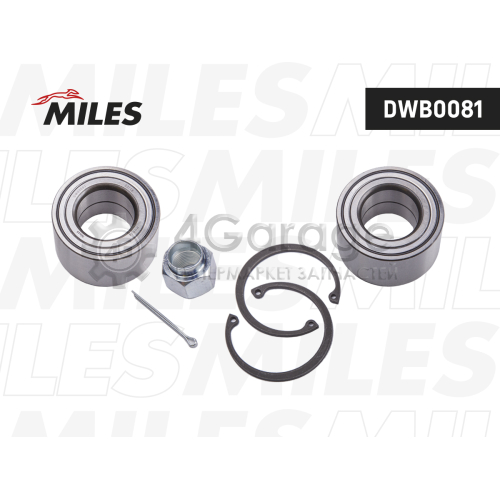 MILES DWB0081 Подшипник ступ.CHEVROLET AVEO II T250/255/DAEWOO NEXIA/LANOS 94- пер.