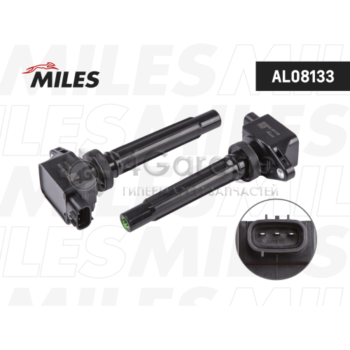 MILES AL08133 Катушка зажигания HONDA CIVIC 00-06/CR-V/FRV