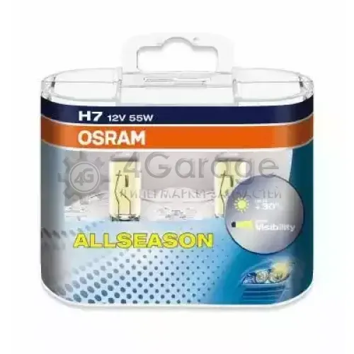 Лампа 64210ALL 55W 12V PX26D 10X2 AS OSRAM OSRAM 64210ALLHCB в Москве