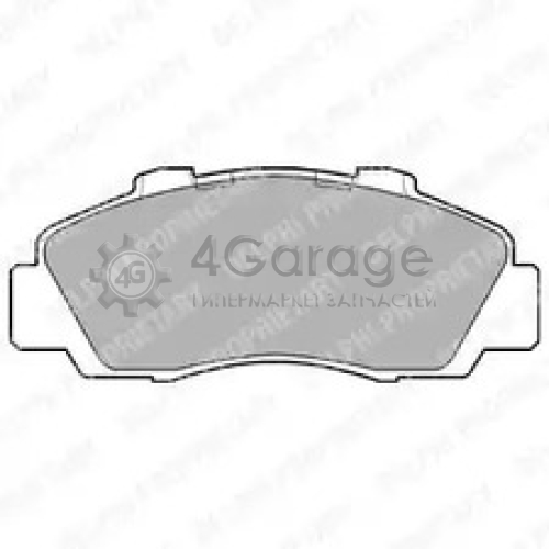 Колодки передние HONDA ACCORD V CR V SHUTTLE LP872 DELPHI LP872 в Нижнем Новгороде