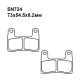 Колодка дискового тормоза SN724 PULLER SN724 в Москве