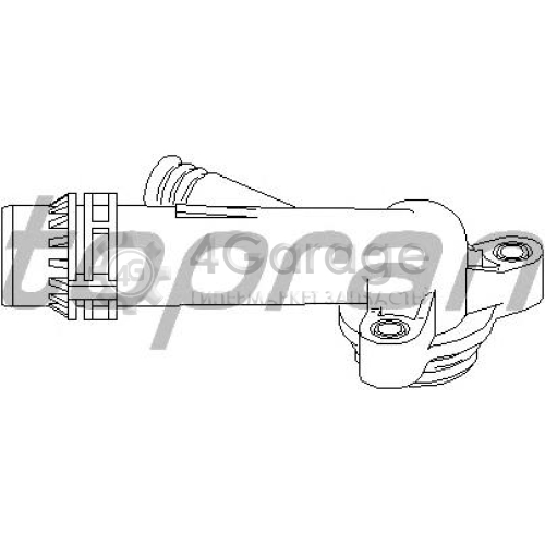 HANS PRIES 501753755 Фланец системы охлаждения BMW